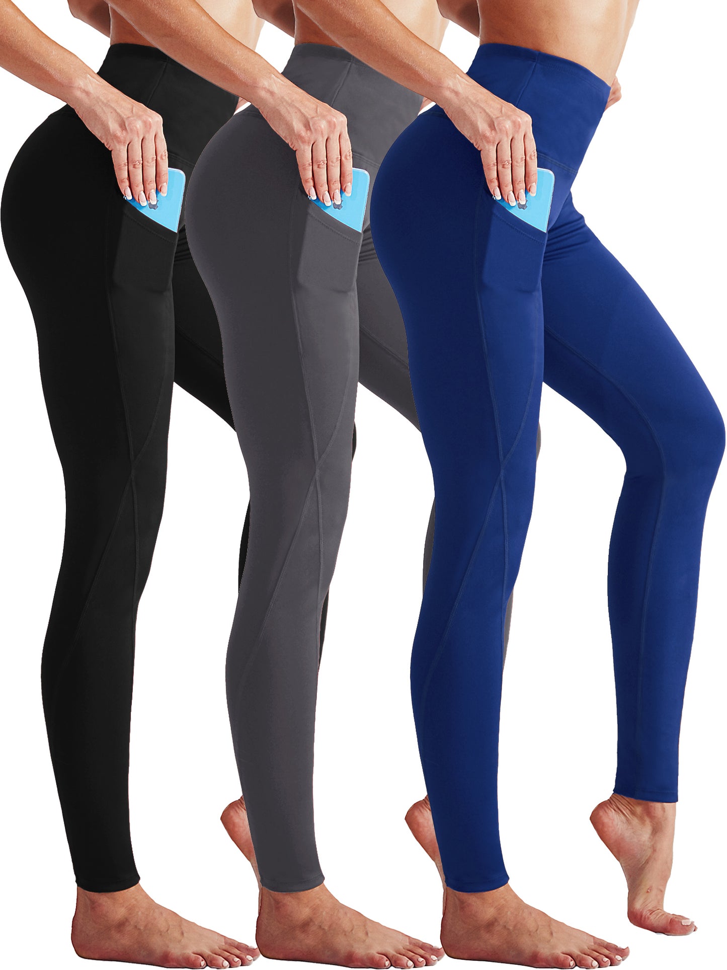 NELEUS Womens High Waist Running Workout Yoga Leggings with Pockets