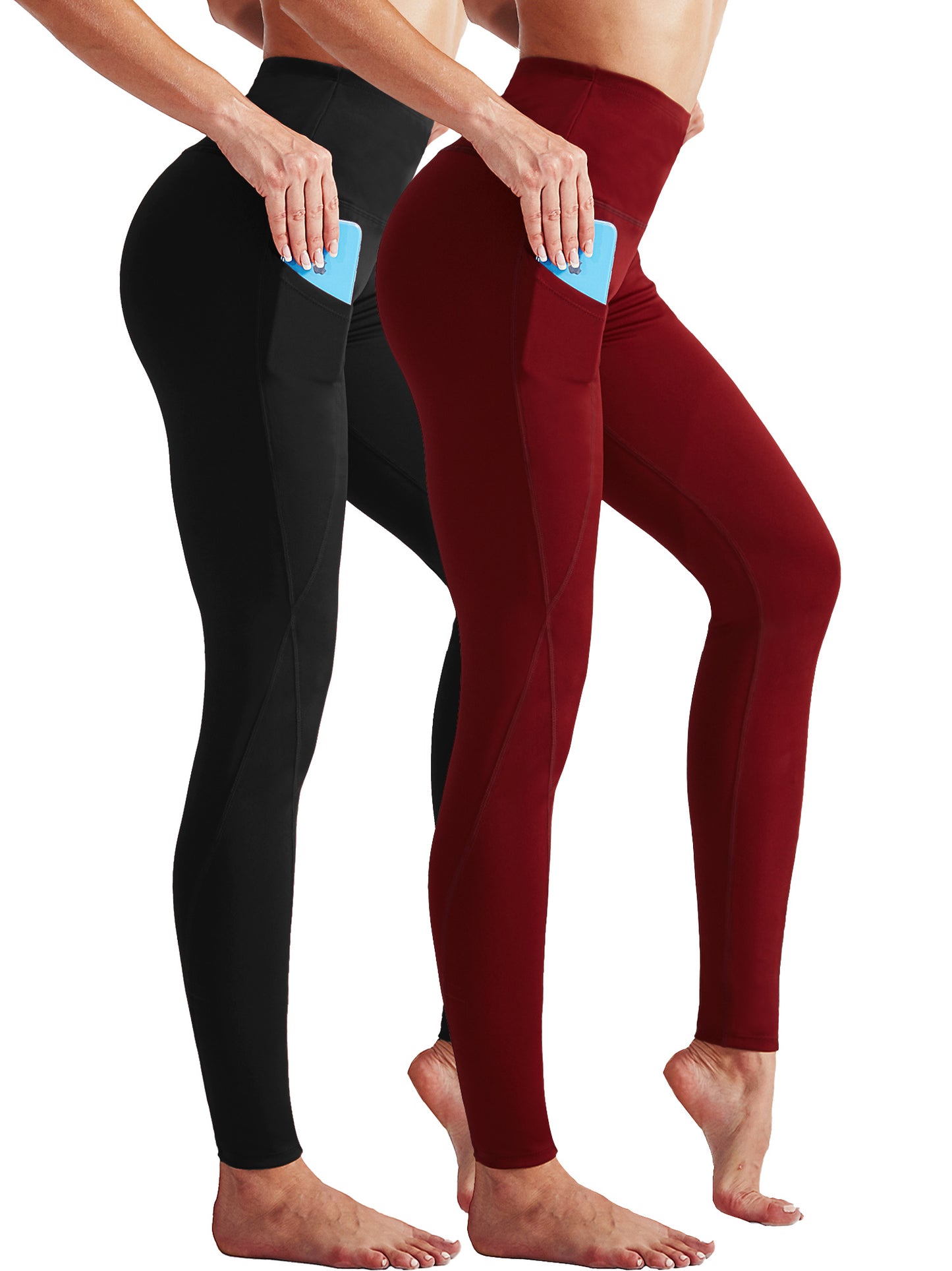NELEUS Womens High Waist Running Workout Yoga Leggings with Pockets