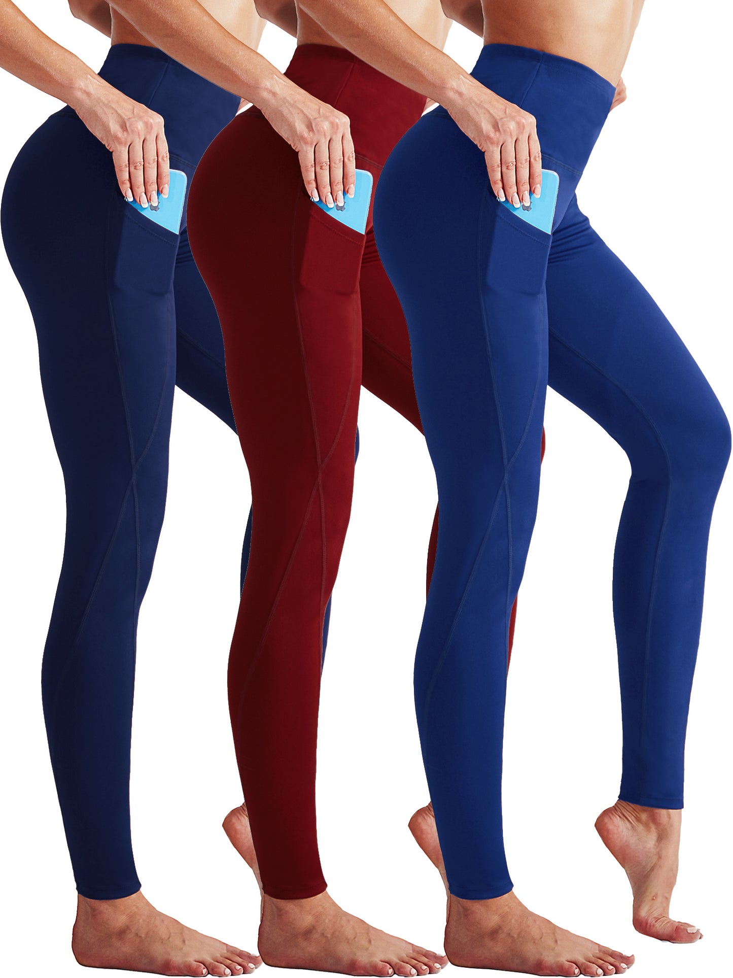 NELEUS Womens High Waist Running Workout Yoga Leggings with Pockets