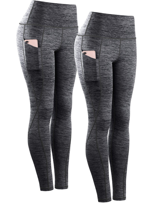 NELEUS Womens Yoga Running Leggings with Pocket Tummy Control High Waist