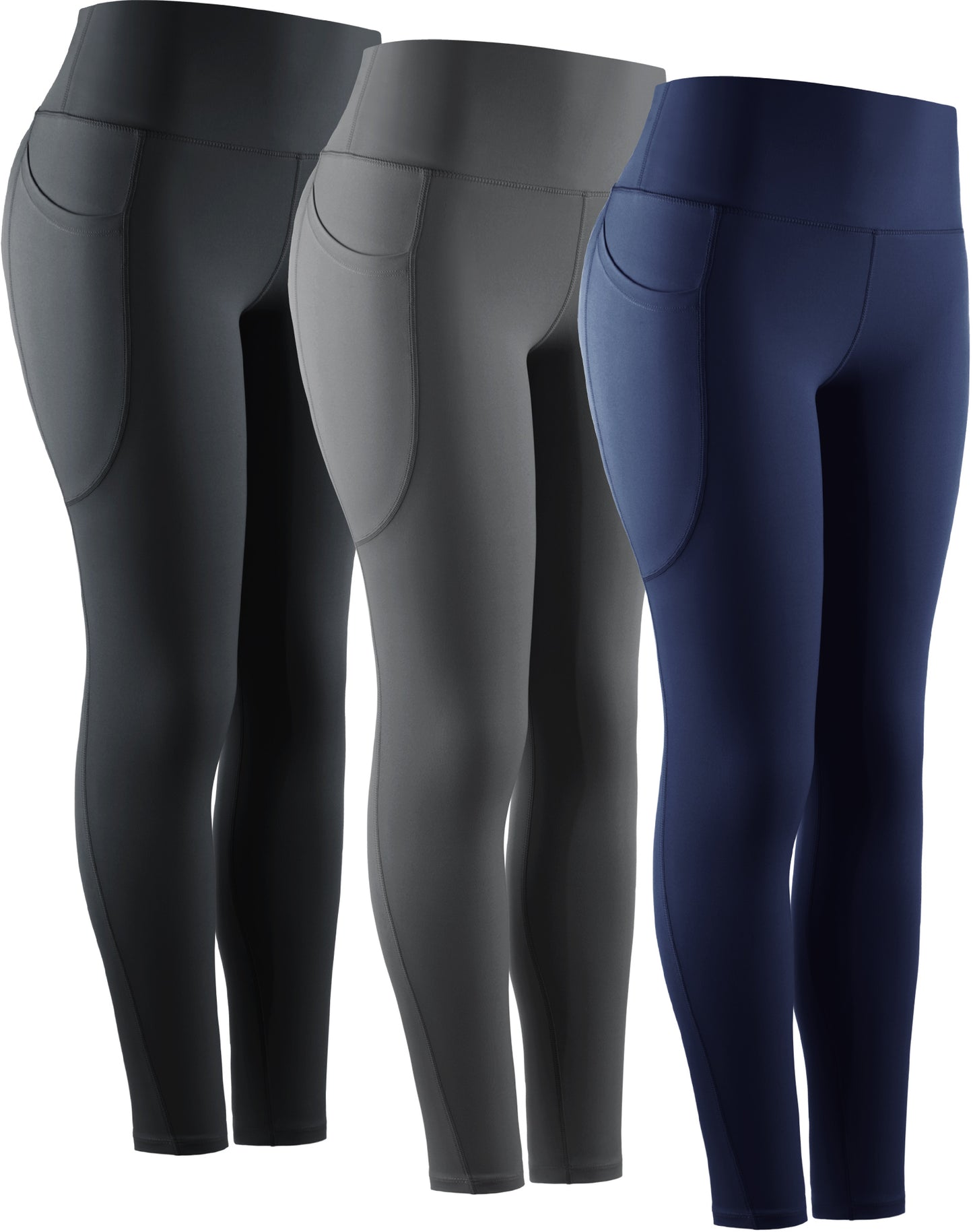NELEUS Womens High Waist Yoga Leggings for Workout Running Tummy Control with 2 Pockets