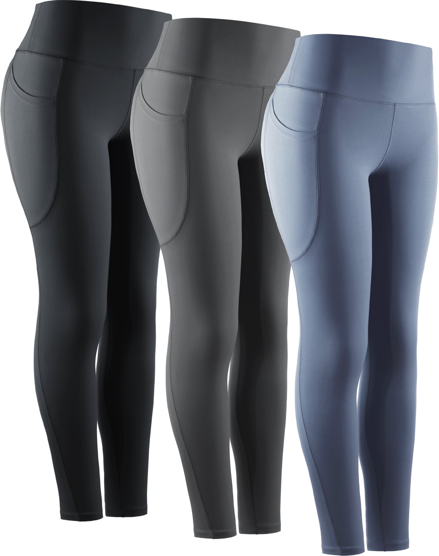 NELEUS Womens High Waist Yoga Leggings for Workout Running Tummy Control with 2 Pockets