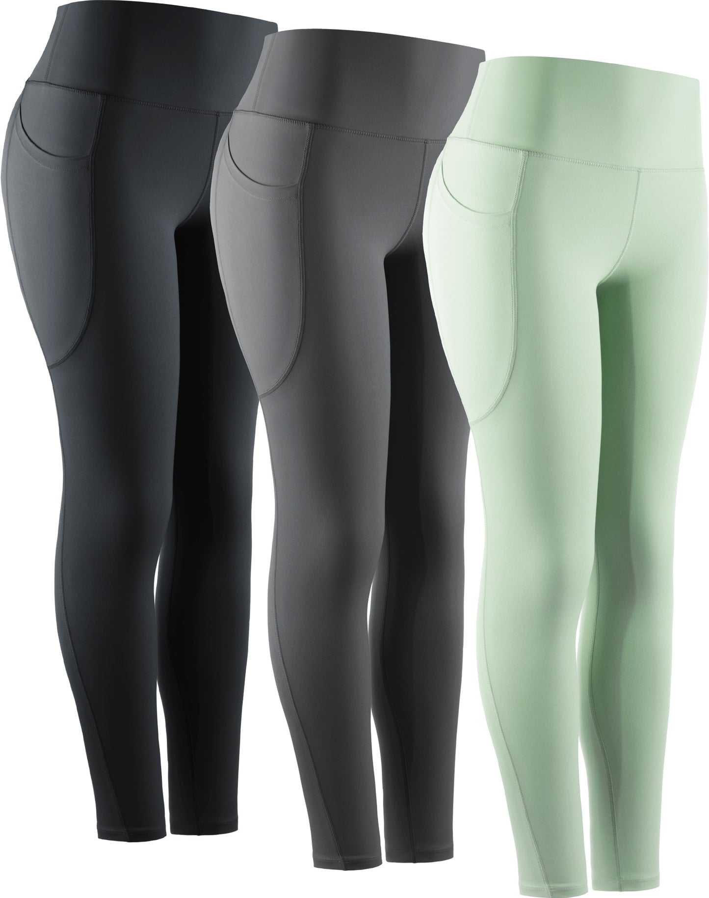 NELEUS Womens High Waist Yoga Leggings for Workout Running Tummy Control with 2 Pockets