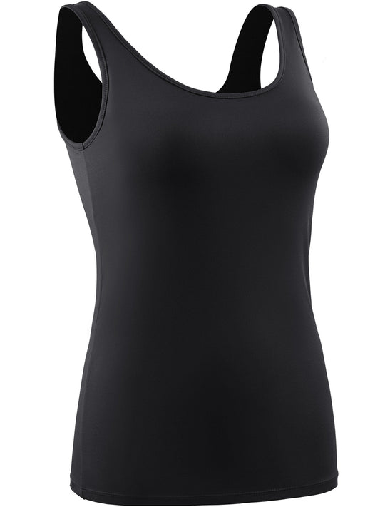 NELEUS Womens Compression Tank Top with Built in Sports Bra Padded for Yoga Workout