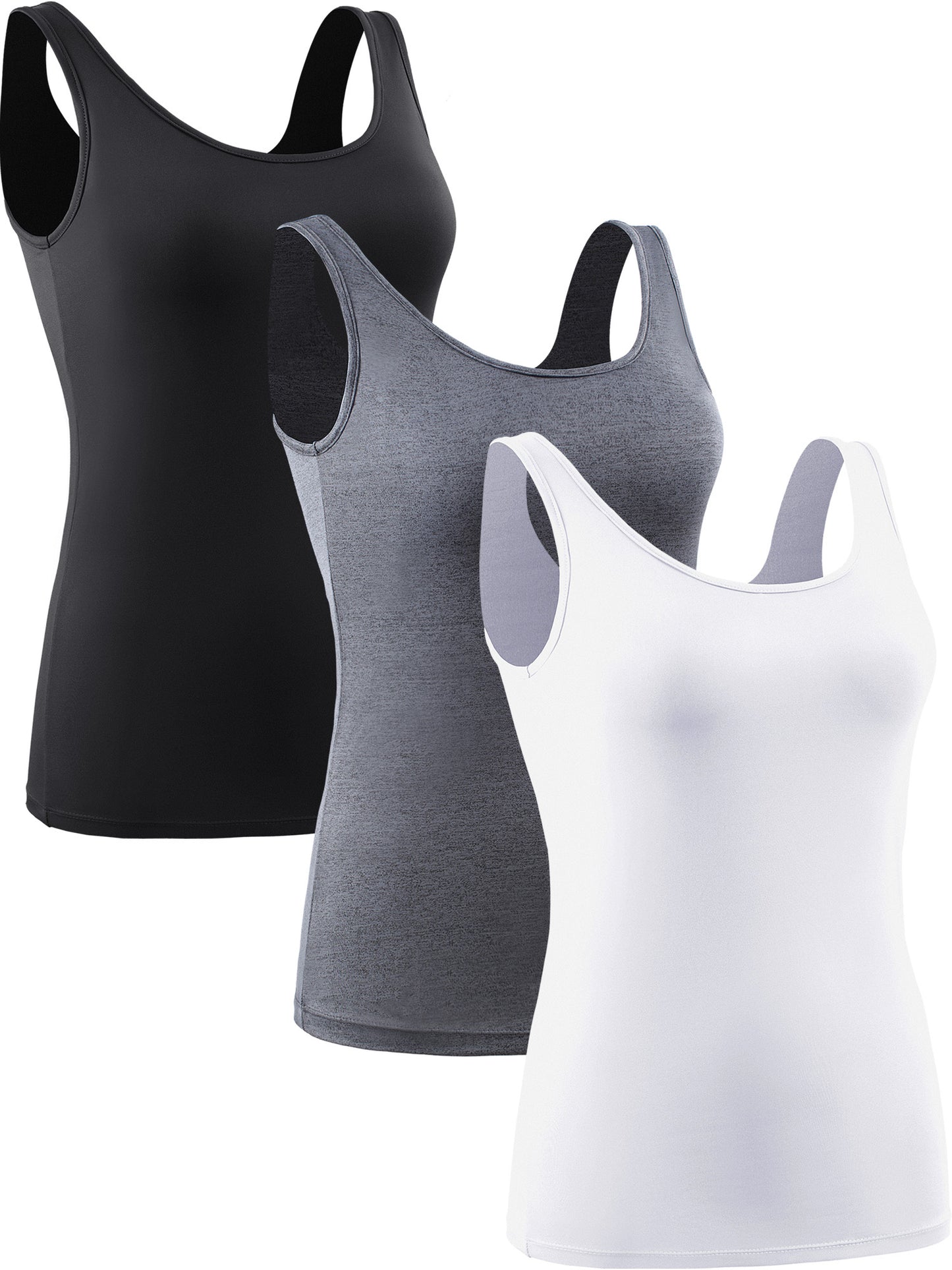 NELEUS Womens Compression Tank Top with Built in Sports Bra Padded for Yoga Workout