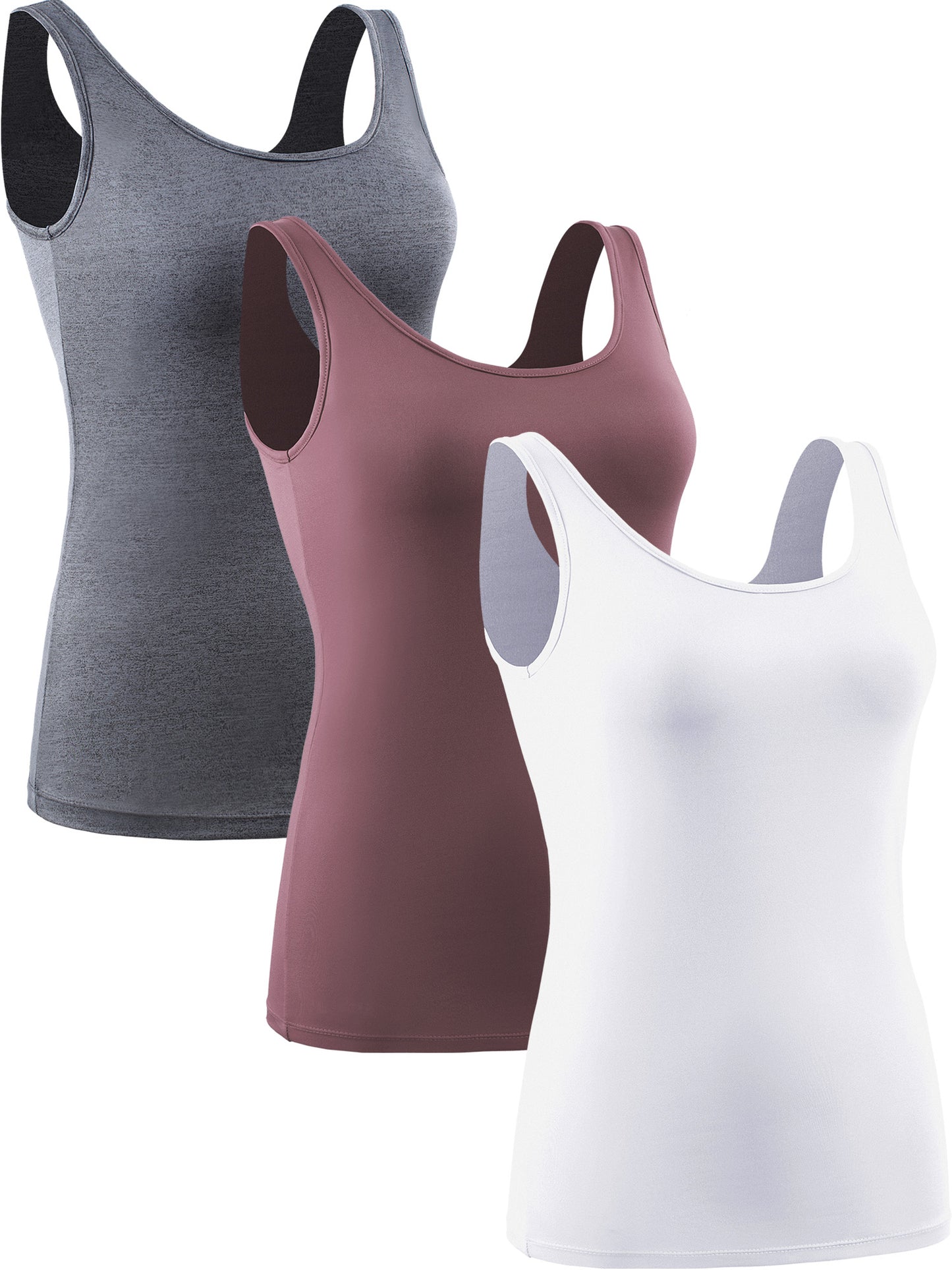 NELEUS Womens Compression Tank Top with Built in Sports Bra Padded for Yoga Workout