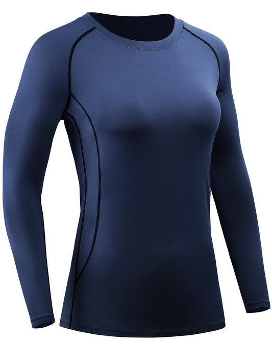 NELEUS Womens Compression T Shirt Yoga Athletic Dry Fit Long Sleeve