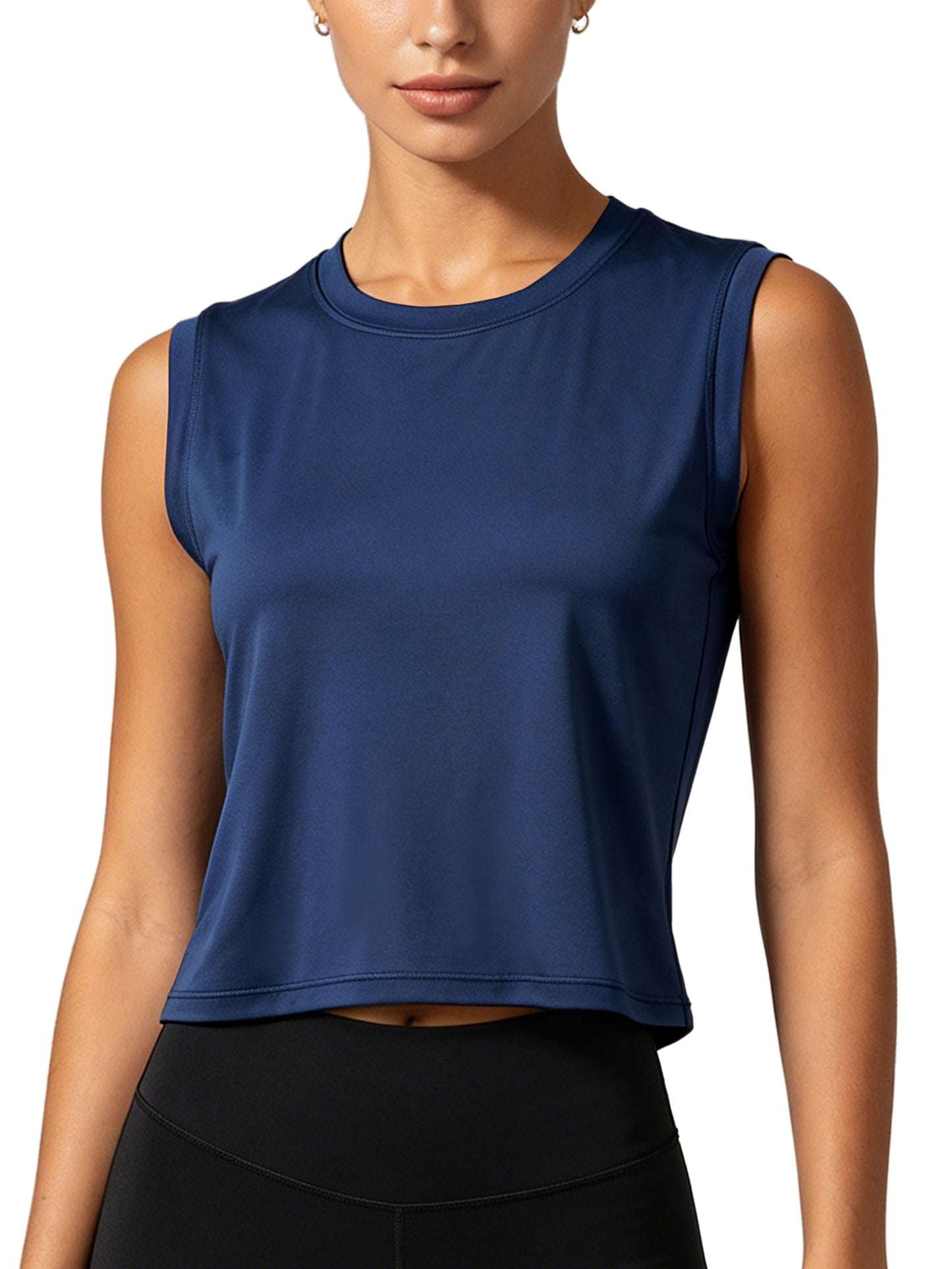NELEUS Womens Workout Tank Tops Athletic Crop Top Loose Fit Yoga Shirts Quick Dry Sleeveless