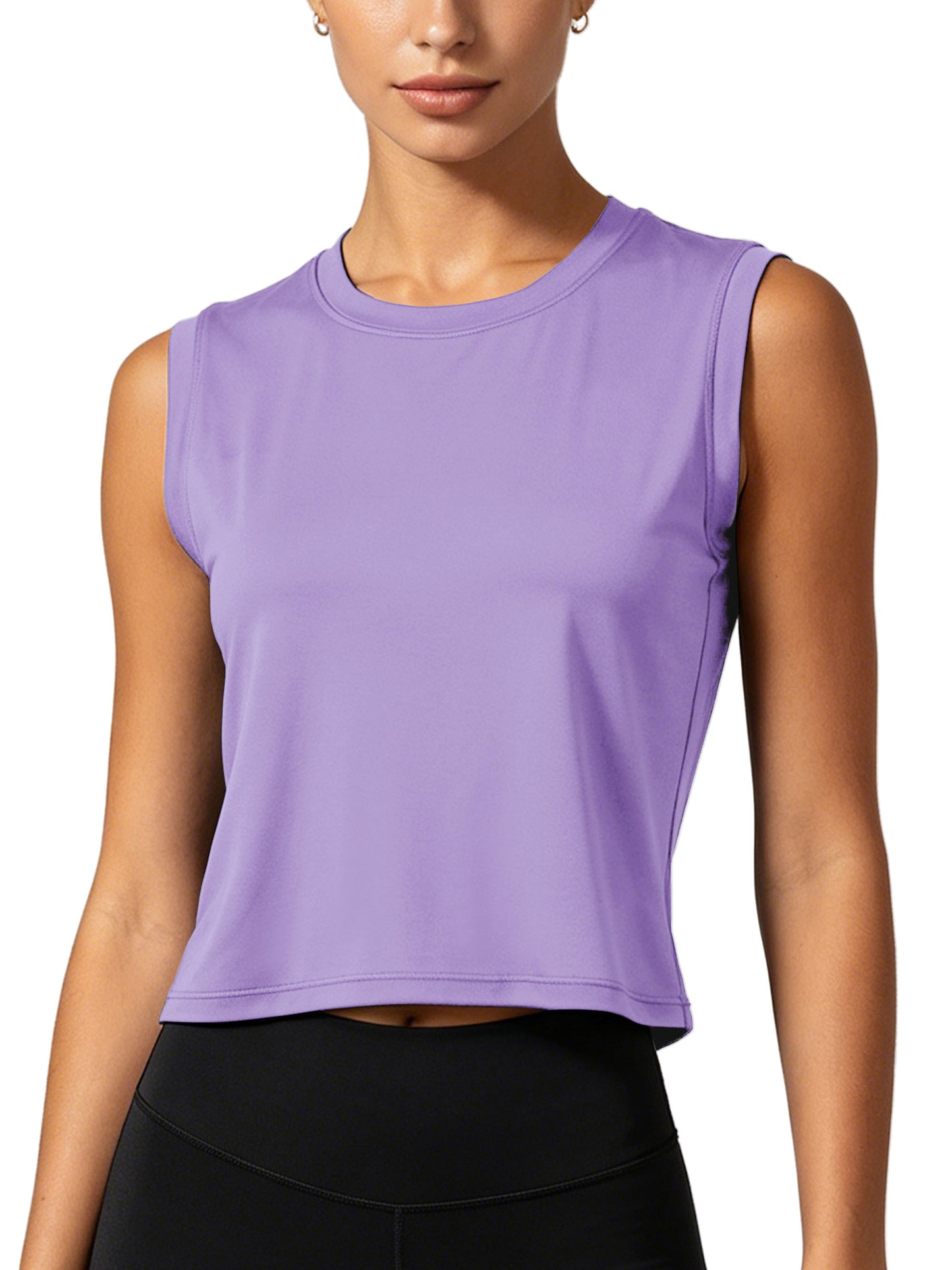 NELEUS Womens Workout Tank Tops Athletic Crop Top Loose Fit Yoga Shirts Quick Dry Sleeveless