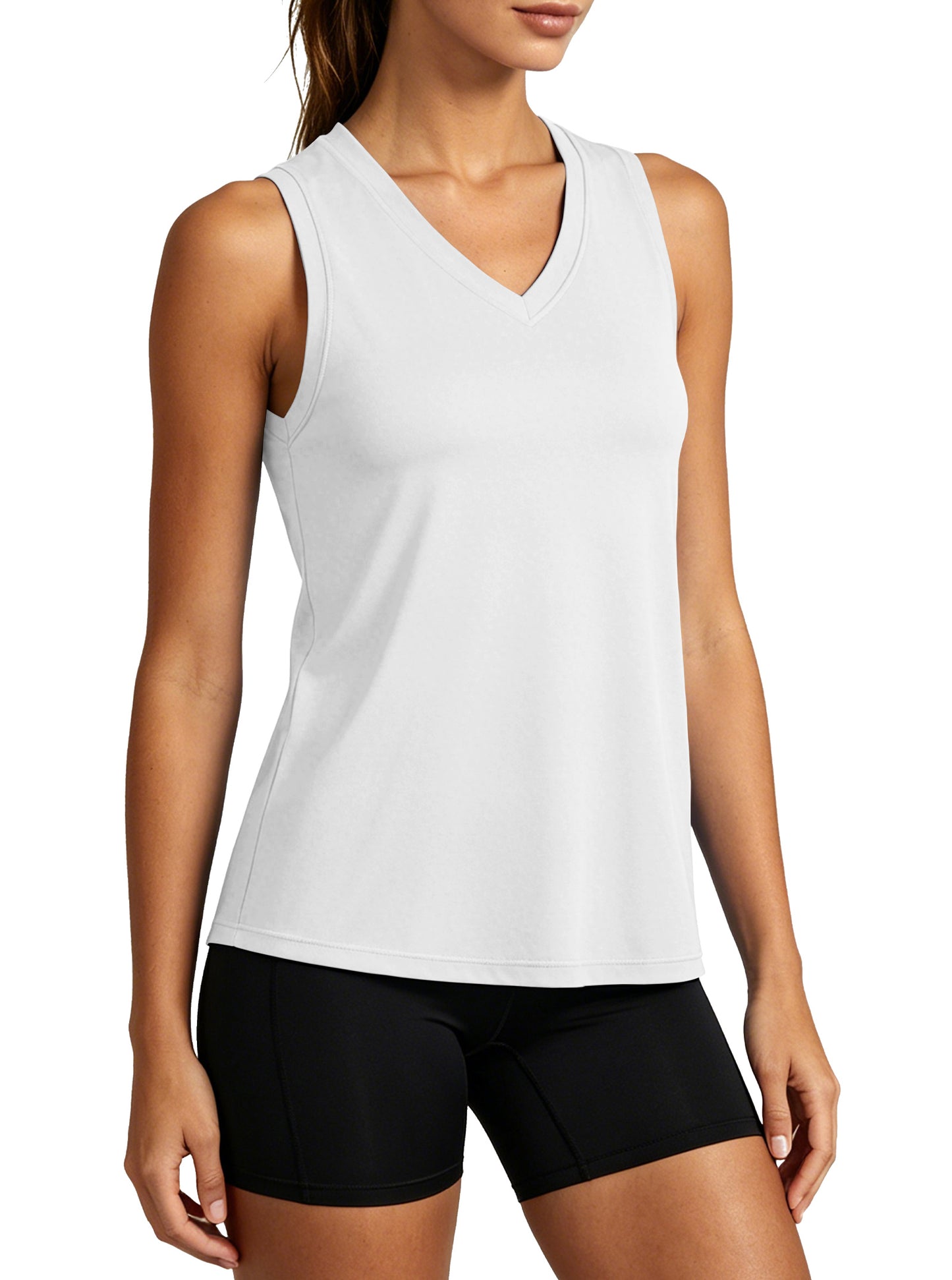 NELEUS Womens Workout Tops for Casual Athletic Running Gym V Neck Loose Fit Yoga Shirts Summer Tees