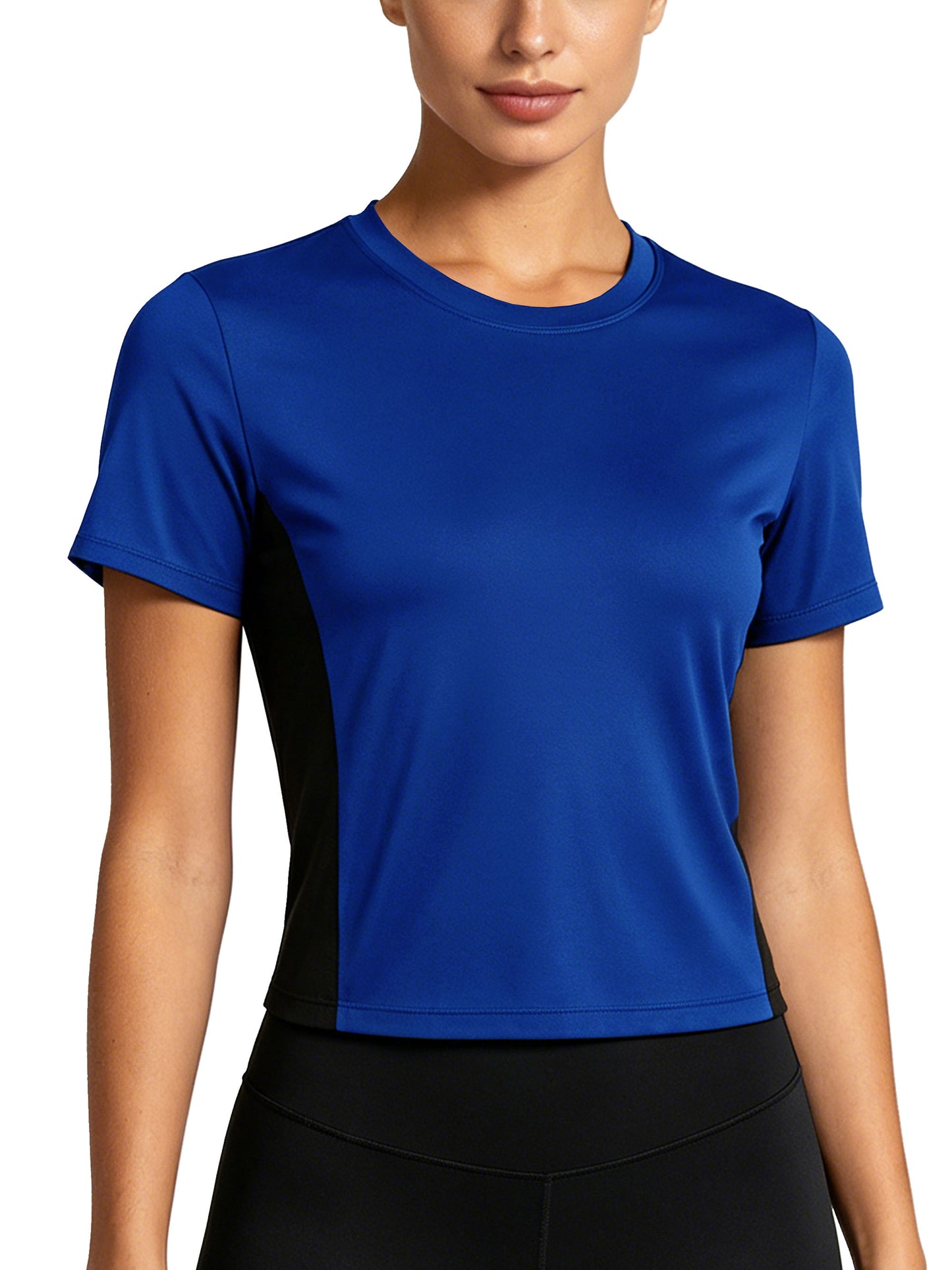 NELEUS Womens Workout Shirts Athletic Running Yoga Short Sleeve Tops Tight Fit Breathable Crewneck