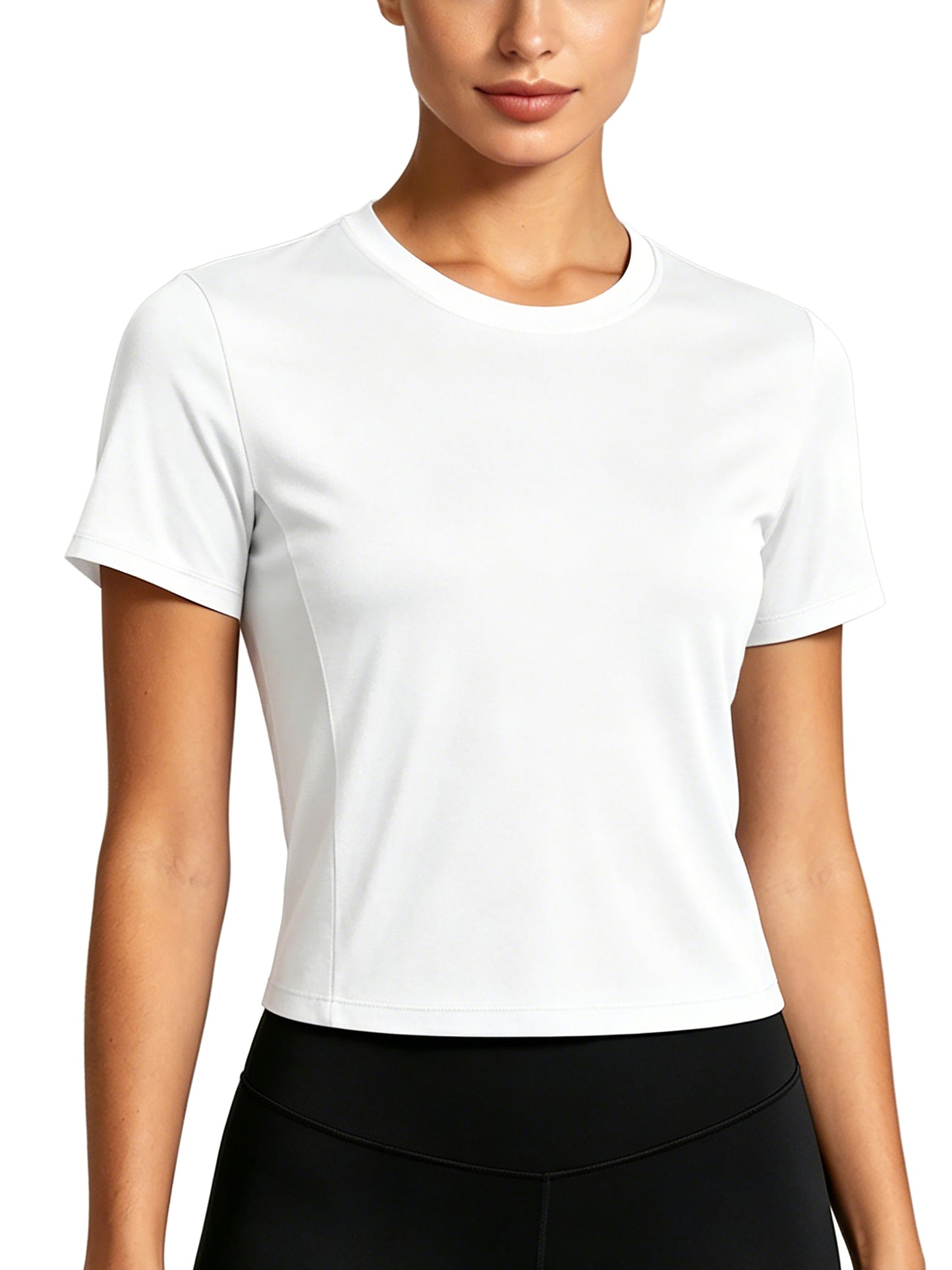 NELEUS Womens Workout Shirts Athletic Running Yoga Short Sleeve Tops Tight Fit Breathable Crewneck