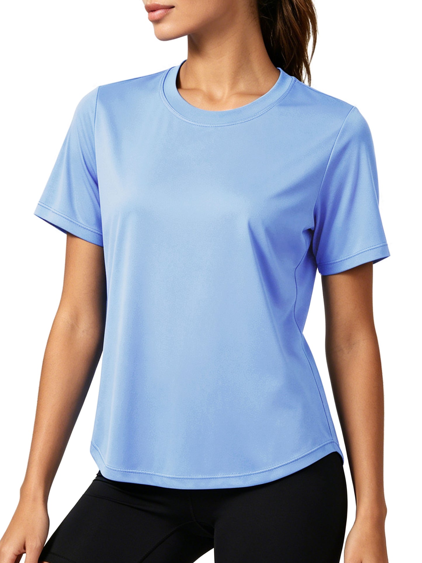 NELEUS Womens Workout Tops UPF 50+ Short Sleeve Shirts for Athletic Yoga Running Loose Fit Quick Dry T-Shirts