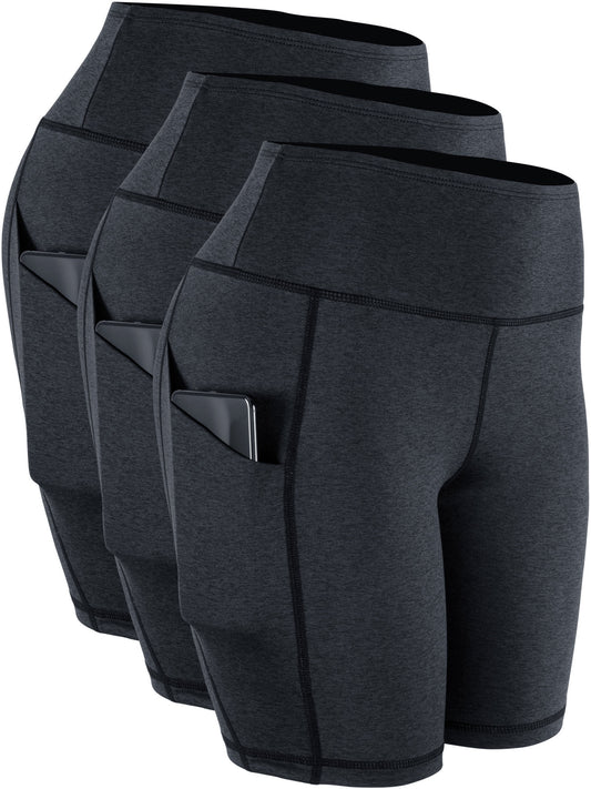 NELEUS Womens High Waisted Compression Bike Shorts Workout Running Shorts with Pockets