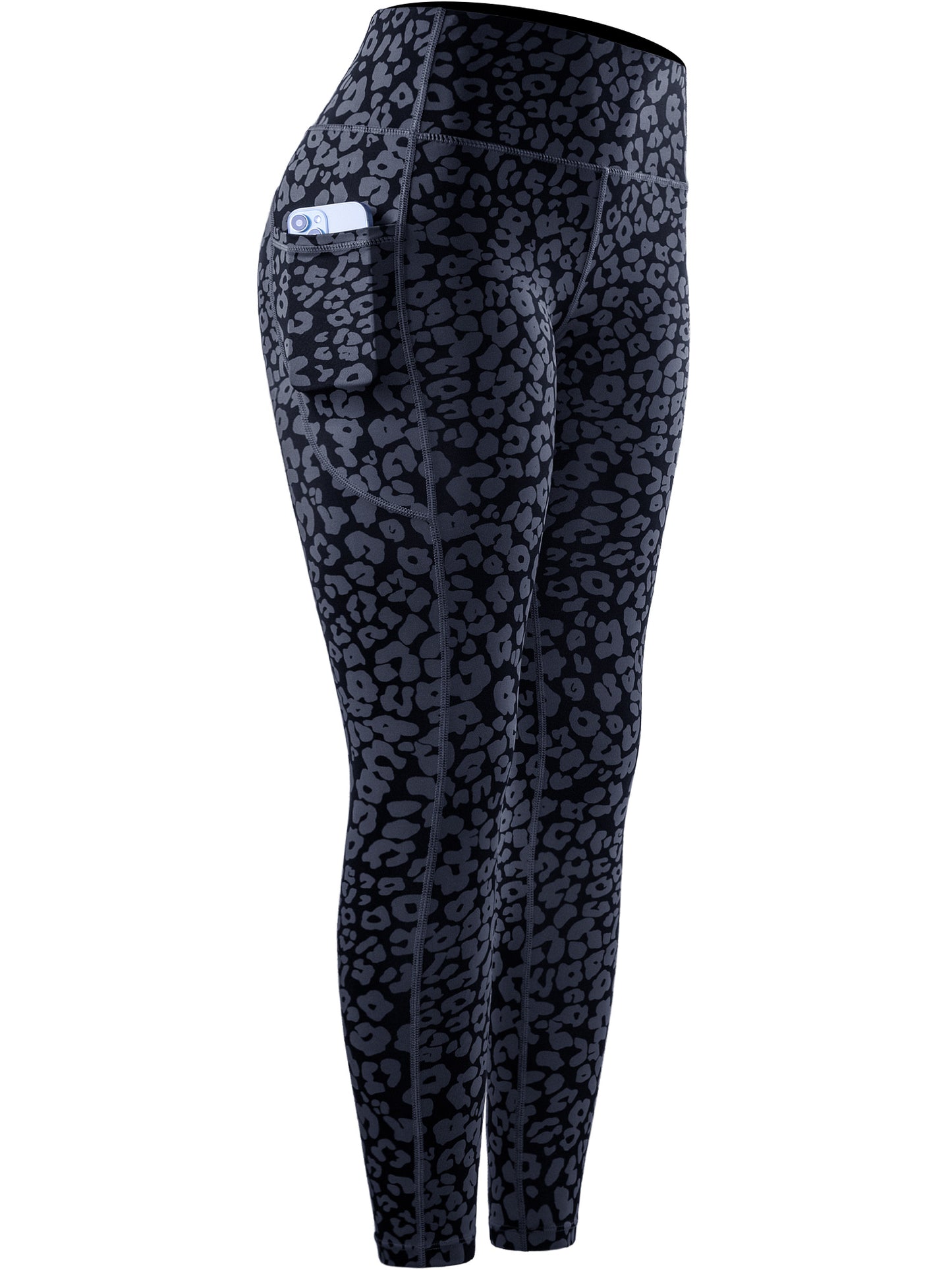 NELEUS Womens Yoga Leggings for Workout High Waist Ankle Length Tie-Dye Printed with Two Pockets
