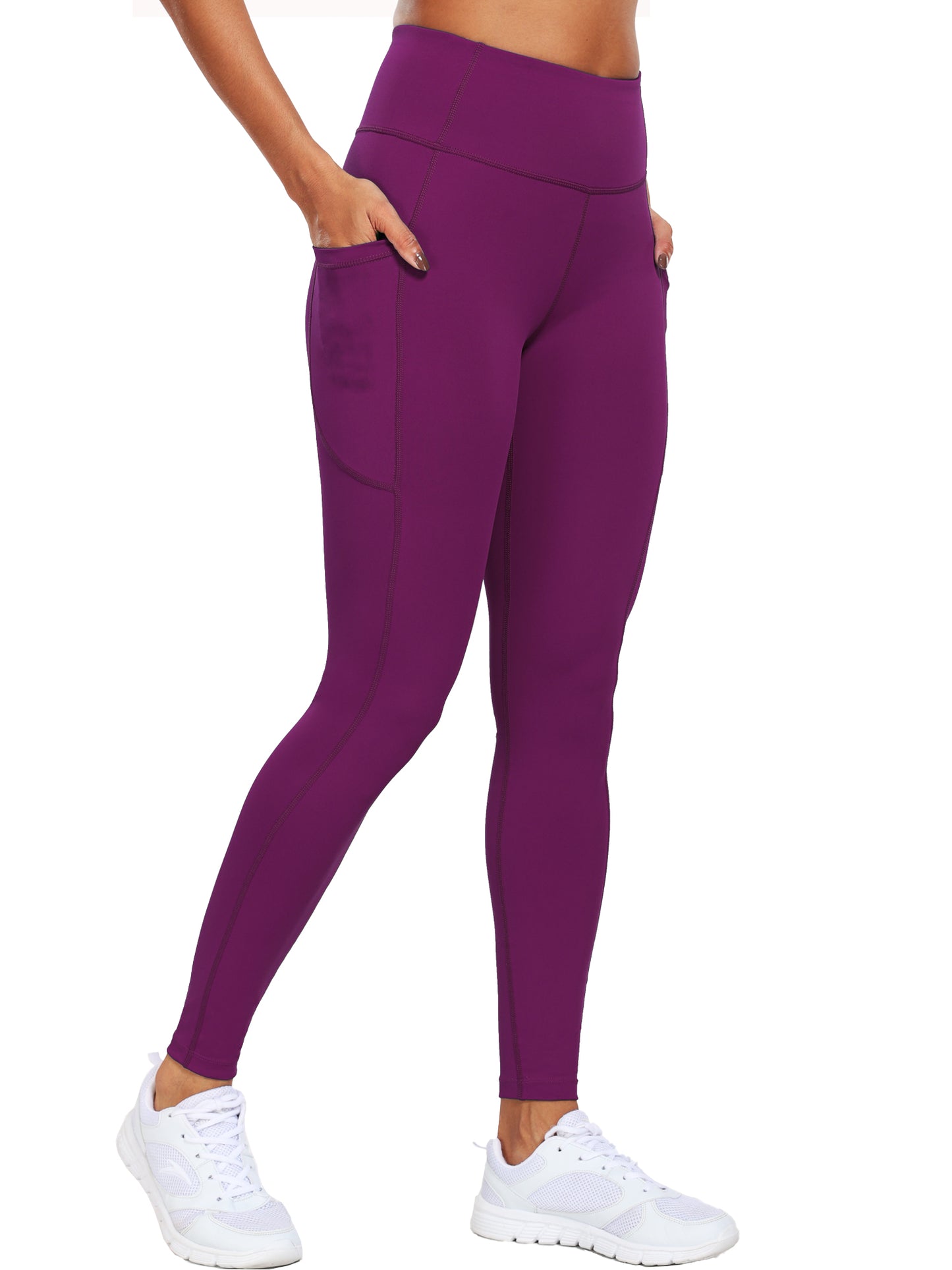NELEUS Womens High Waist Ankle Yoga Leggings Workout with Two Pockets