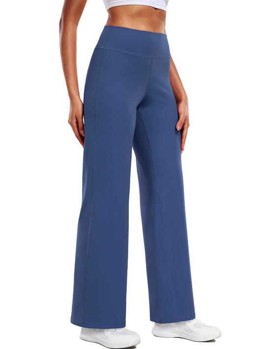 NELEUS ButterSoftFlex Womens Wide Leg Pants Athletic Yoga Legging Casual Sweatpants with Waistband Pocket