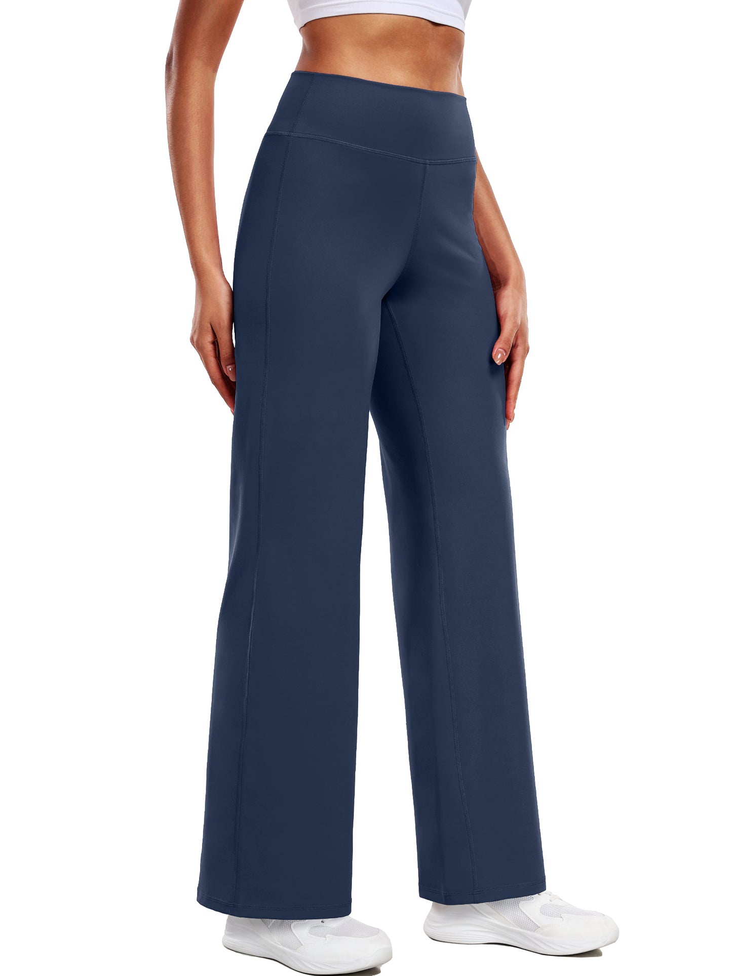 NELEUS ButterSoftFlex Womens Wide Leg Pants Athletic Yoga Legging Casual Sweatpants with Waistband Pocket